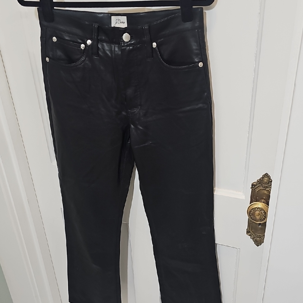 J.Crew Faux Leather Pants